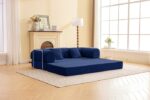 Blue Compressed Sofa SL6907BL by Furniture of America - Image 4