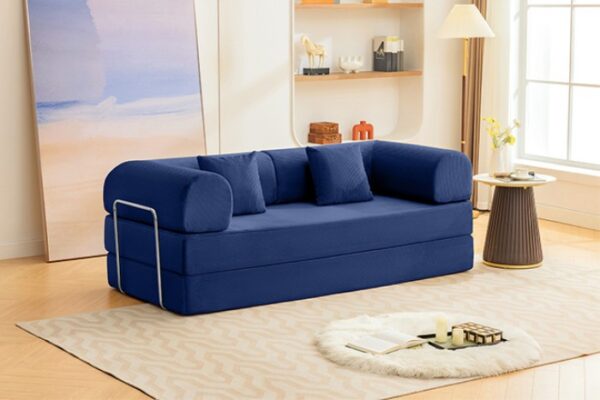 Blue Compressed Sofa SL6907BL by Furniture of America - Image 6