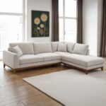 Watton Sectional  FM64008TP-SECT-R Right Chaise in Light Gray by Furniture of America