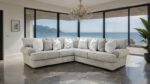 Nerone Sectional   SM6094-SECT Gray Transitional Fabric Sofa by Furniture of America - Image 2