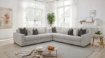 Nerone Light Gray Sectional SM6093-SECT Spacious & Comfortable by Furniture of America - Image 2