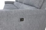 Brande Gray Chenille Power Sectional with Right Chaise  CM9938GY-SECT-PM-R by Furniture of America - Image 5