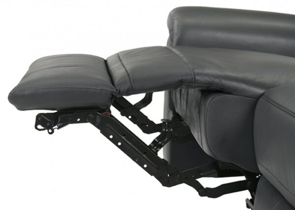 Oliverus Dark Gray Leather Match Power Sectional  FM69009DG-SECT-PM Transitional by Furniture of America - Image 3