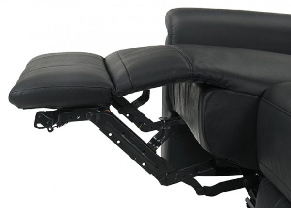 Oliverus Black Leather Match Power Sectional  FM69009BK-SECT-PM by Furniture of America - Image 2