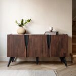 Sobral 62" Mid-Century Modern Server FM30012WN-SV-62 Rich Walnut by Furniture of America