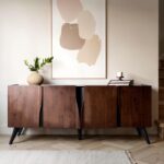 Sobral 78" Mid-Century Modern Server FM30012WN-SV-78 Rich Walnut by Furniture of America