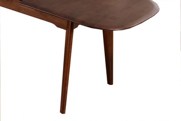Buren Mid-Century Modern Extendable Dining Table FM30007WN-T Rich Walnut  by Furniture of America - Image 2