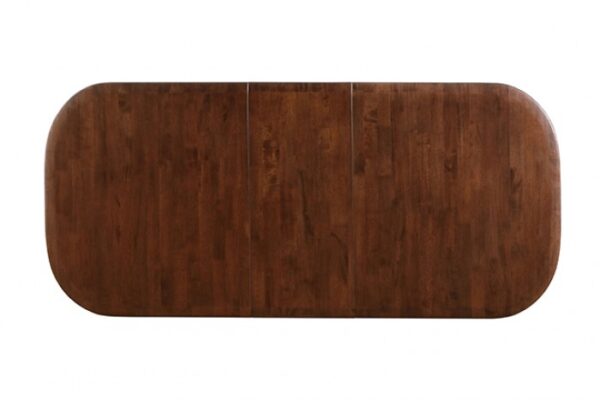 Buren Mid-Century Modern Extendable Dining Table FM30007WN-T Rich Walnut  by Furniture of America - Image 3