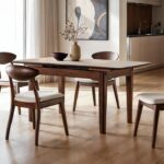 Croglio Mid-Century Modern Extendable Dining Table  FM30008WN-T Rich Walnut by Furniture of America