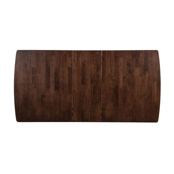 Croglio Mid-Century Modern Extendable Dining Table  FM30008WN-T Rich Walnut by Furniture of America - Image 2