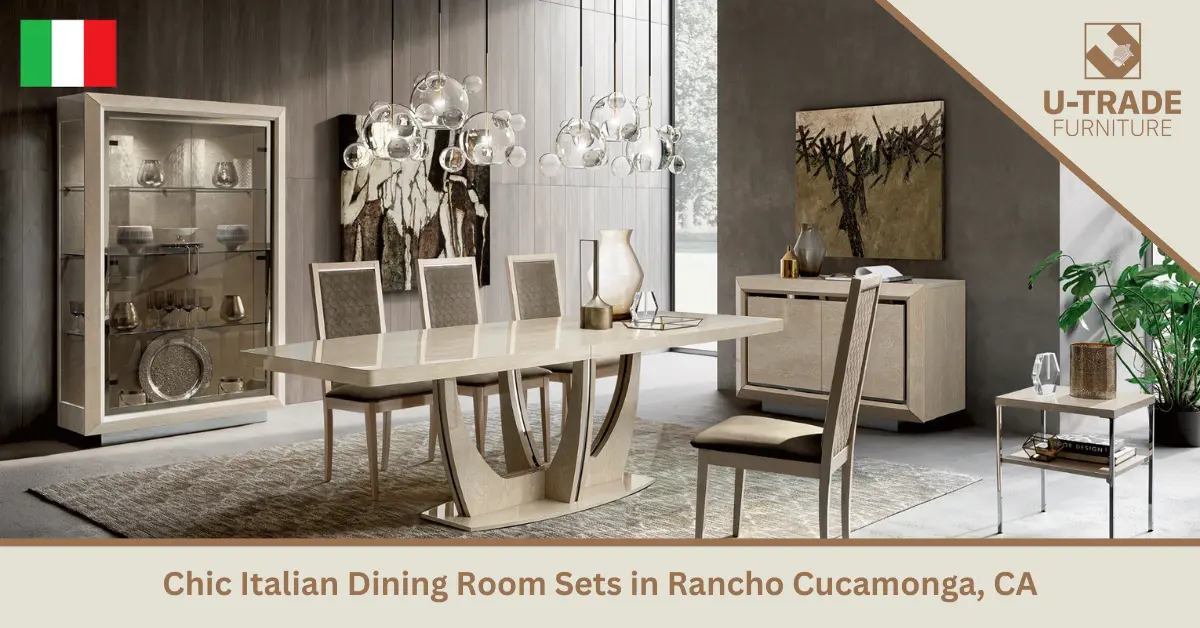Chic Italian Dining Room Sets for Elegant Homes