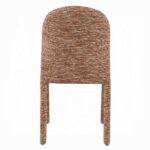 Lidi Side Chair in Brown Chenille DN04756 By ACME - Image 2