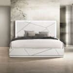 Esther Bed with LED in White Finish by ACME