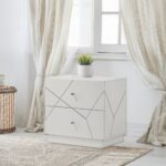 Esther Nightstand in White Finish BD05883 by ACME