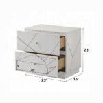 Esther Nightstand in White Finish BD05883 by ACME - Image 4