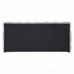 Hannah Chenille Upholstered Bed By ACME - Image 3