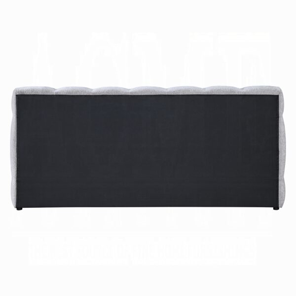 Hannah Chenille Upholstered Bed By ACME - Image 3