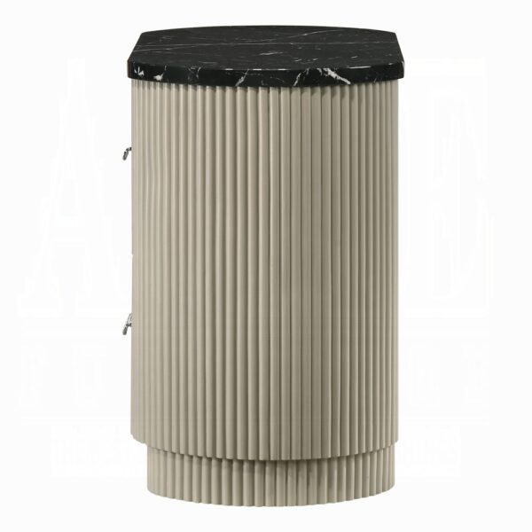 Travonte Nightstand in Beige Finish BD04883 By ACME - Image 2