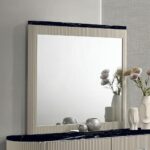 Travonte Mirror in Beige Finish BD04884 By ACME