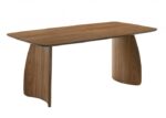 Alnwick Dining Table FM3217WN-T-TABLE Mid-Century Modern Walnut Dining Table By Furniture Of America - Image 5