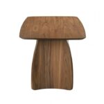 Alnwick Dining Table FM3217WN-T-TABLE Mid-Century Modern Walnut Dining Table By Furniture Of America - Image 4