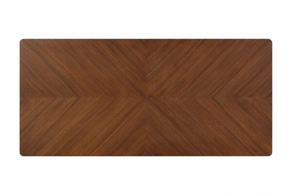 Hepburne Walnut Dining Table FM34000WN-T Mid-Century Modern By Furniture Of America - Image 3