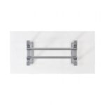 Silvestri Dining Table Set FM37000SV-T-5PC Contemporary Chrome By Furniture of America - Image 2