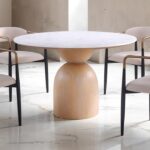 Dining Table Set FM37003NT-T-5PC Contemporary Style for Modern Dining Spaces By Furniture of America