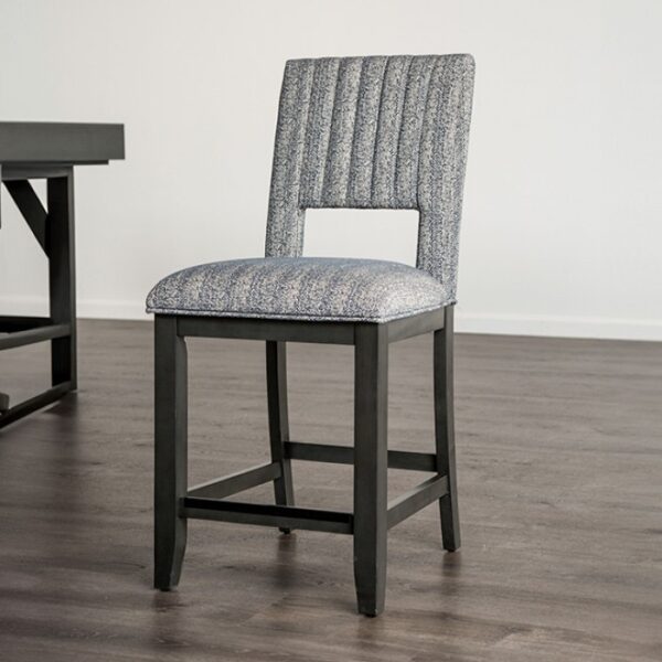 Potton Counter Height Chair FM3425BL-PC-2PK Transitional Blue Gray By Furniture of America - Image 3