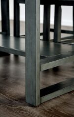 Potton Counter Height Table FM3425GY-PT-TABLE Transitional Gray Dining Table By Furniture of America - Image 5