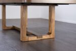 Mandal Dining Table FM3421BR-T-TABLE Transitional Chestnut Expandable Table By Furniture of America - Image 5