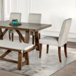Losone Rustic Brown Dining Table By Furniture of America