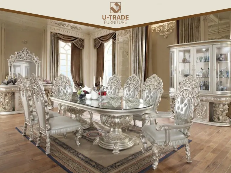 Homey design dining room set