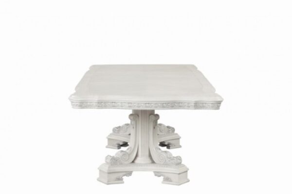 Stella Mia Traditional Ivory Extendable Dining Table By Furniture of America - Image 3
