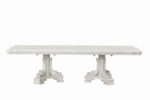 Stella Mia Traditional Ivory Extendable Dining Table By Furniture of America - Image 4