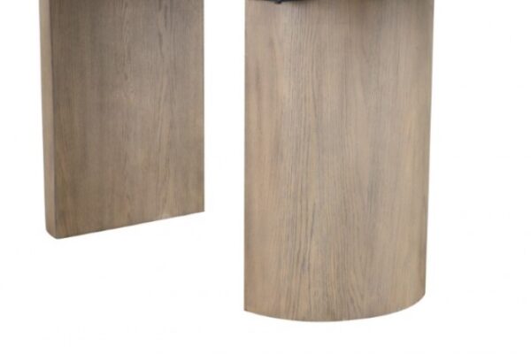 Clements Dining Table FM3411AK-OT-TABLE Modern Farmhouse Oak Extendable by Furniture of America - Image 2