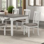Pendola Dining Table FM3427WH-T Rustic White Farmhouse Elegance by Furniture of America