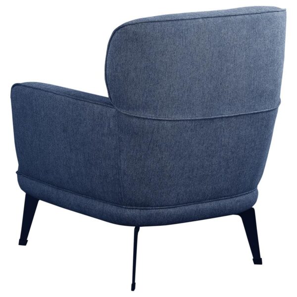 Andrea Blue Fabric Accent Chair by Coaster Furniture - Image 2