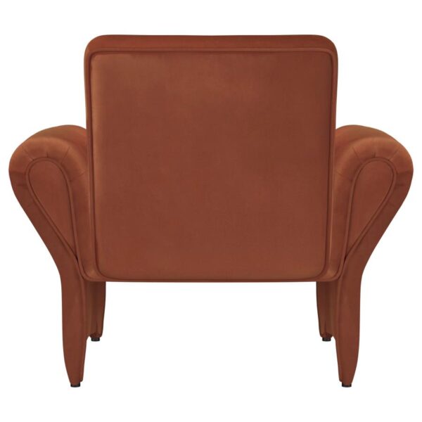 Liana Rust Orange Accent Chair by Coaster Furniture - Image 3