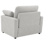 Collins Gray Fabric Power Recliner Chair by Coaster Furniture - Image 3