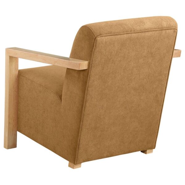 Diego Honey Fabric Accent Arm Chair by Coaster Furniture - Image 2