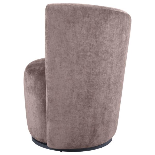 Nueva Blush Velvet Swivel Accent Chair by Coaster Furniture - Image 2