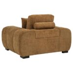 Octavia Upholstered Track Arm Accent Chair Amber by Coaster Furniture - Image 2