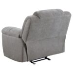 Gilson Glider Recliner Chair Gray by Coaster Furniture - Image 4