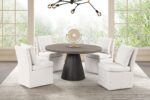 Broager Round Dining Table FM3331DB-RT-TABLE – Contemporary by Furniture of America - Image 6