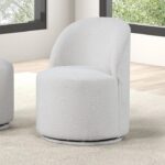 Broager Dining Swivel Chair FM3001WH-SC – Modern by Furniture of America