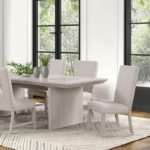 Argenthart Light Gray Extendable Dining Table FM3368GY-T Timeless Craftsmanship by Furniture of America
