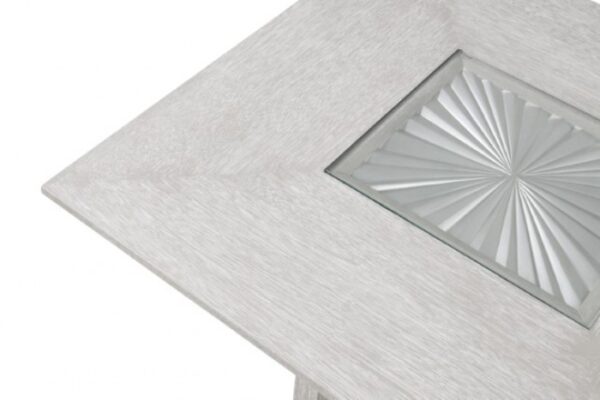 Argenthart Light Gray Extendable Dining Table FM3368GY-T Timeless Craftsmanship by Furniture of America - Image 3