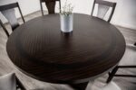 Holsworthy Round Espresso Dining Table FM3600ES-RT Contemporary Charm by Furniture of America - Image 3