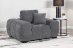 Octavia Accent Chair Charcoal Gray by Coaster Furniture